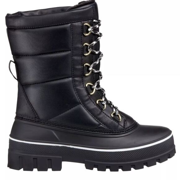 Alpine Design Women's Willow Quilted 200G Snow Boots Black Size 8 - Picture 1 of 9